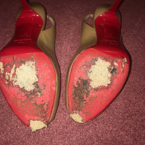 Christian Loubiton Peep Toe - Picture 6 of 7